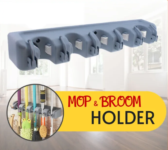 5 Slot Mop and Broom Holder